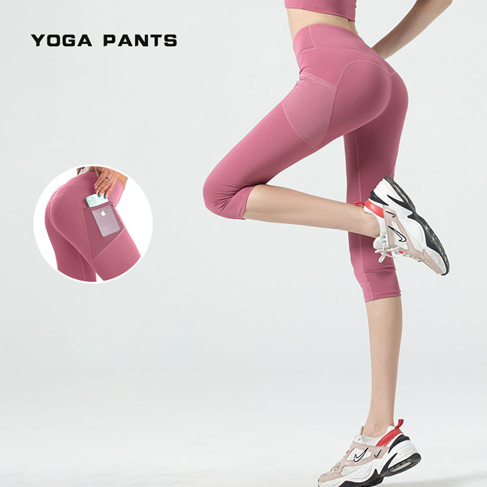 Capri Yoga Pants with Pocket – The Tiktok Leggings