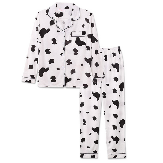 Cow Printed Pajamas Set