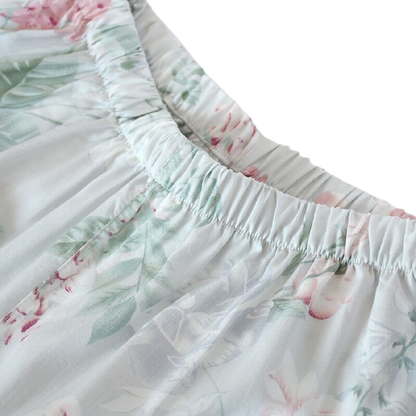 Floral Printed Pajamas Set